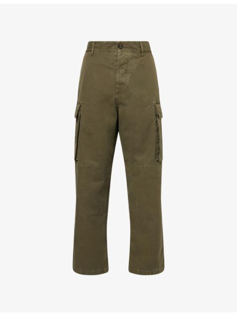JW Anderson Wide-Leg Cargo Cotton Trousers