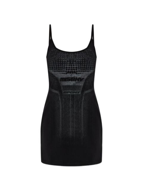 MISBHV logo-detail mini dress
