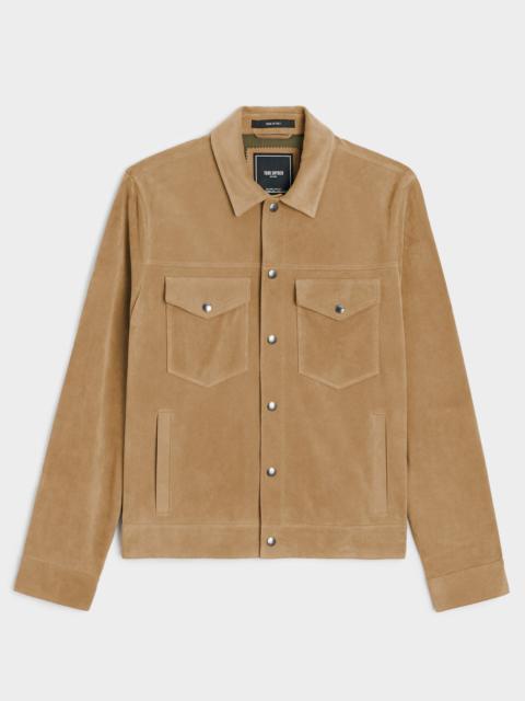 TODD SNYDER Italian Suede Dylan Jacket