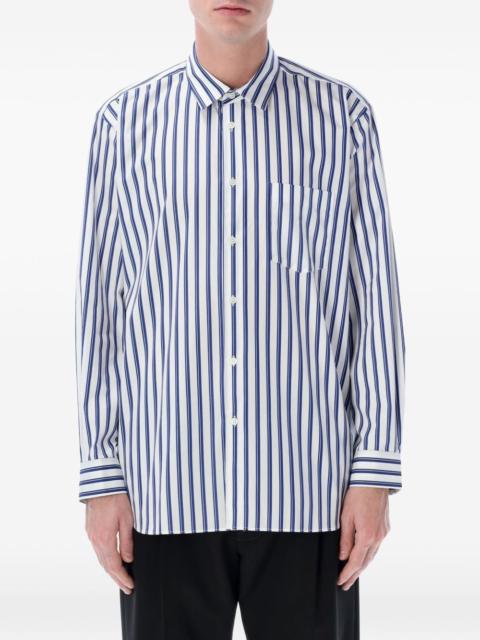 Comme des Garçons SHIRT striped cotton shirt