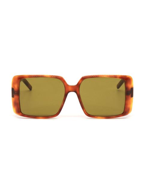 SAINT LAURENT Saint Laurent SL451005 Square Full Rim Sunglasses — Orange