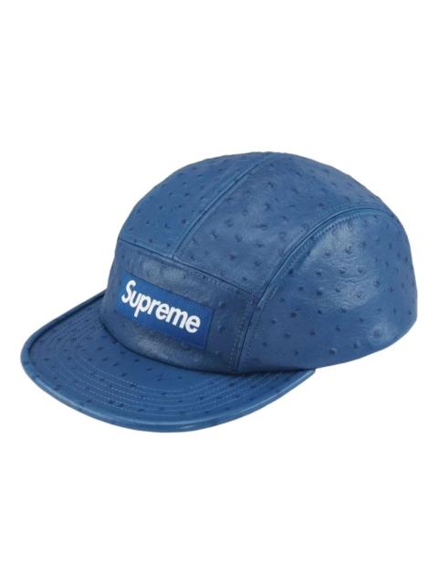 Supreme Supreme SS26 Ostrich Embossed Leather GORE-TEX Camp Cap 'Blue' SUP-SS26-1022-BLU