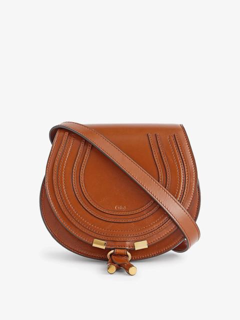 Chloé Marcie small leather saddle bag