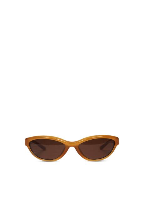 JACQUEMUS OVAL-FRAME SUNGLASSES