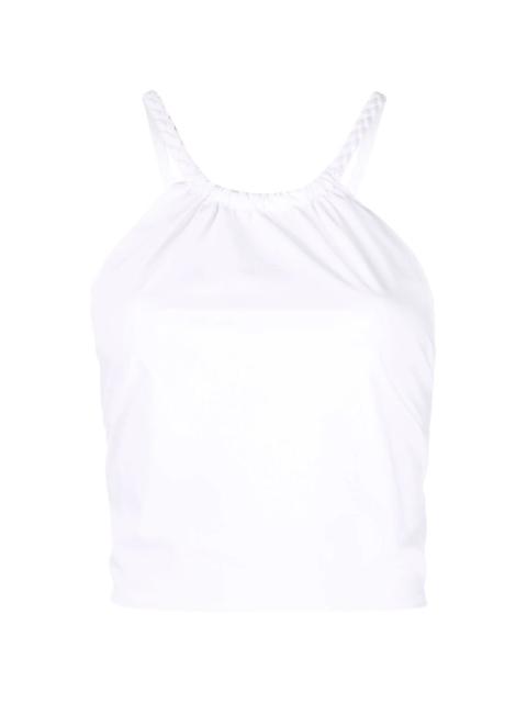 REDValentino lace-up halterneck top