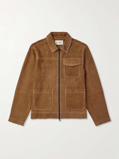 Oliver Spencer Hardwick Slim-Fit Suede Chore Jacket