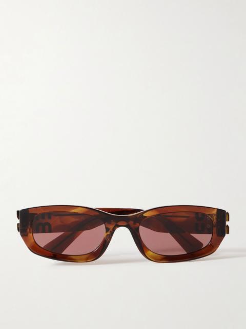 Miu Miu Glimpse cat-eye tortoiseshell acetate sunglasses Tortoiseshell