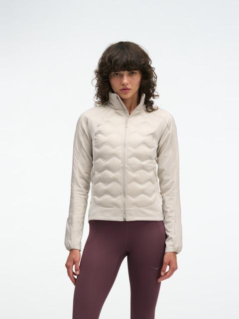 HOKA Women's SkyFill Insulated Jacket in River Rock Grey