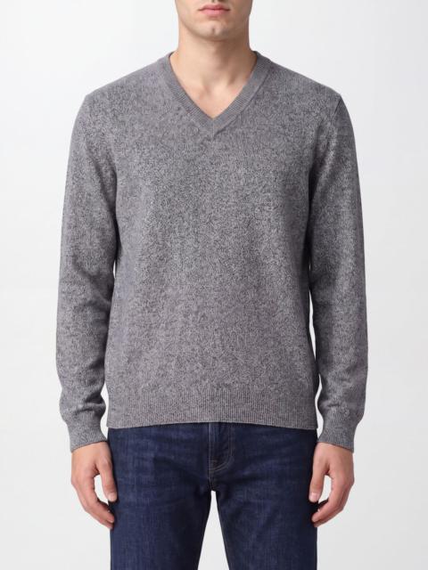Brunello Cucinelli BRUNELLO CUCINELLI V-Neck Pure Cashmere Jumper with Ribbed Trims