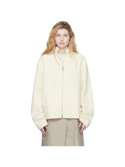 RIER Off-White Fleece Full Zip Jacket