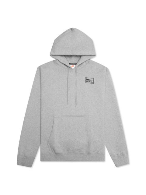Nike NIKE X STÜSSY HOODED SWEATSHIRT - DARK HEATHER GREY