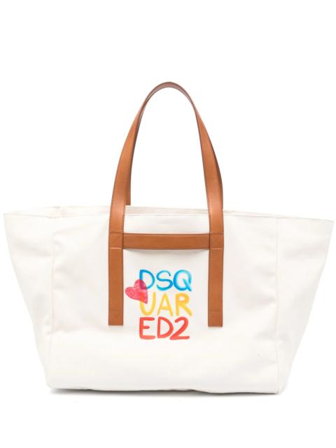 DSQUARED2 Logo-print Tote Bag