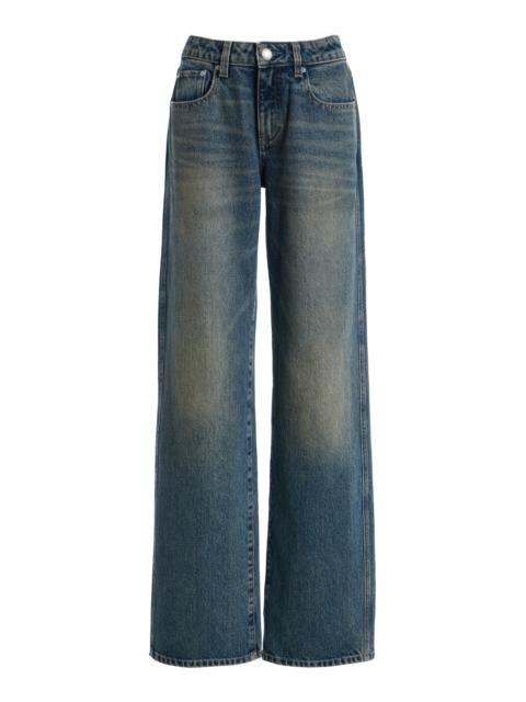 DL1961 Drue Low-Rise Straight-Leg Jeans