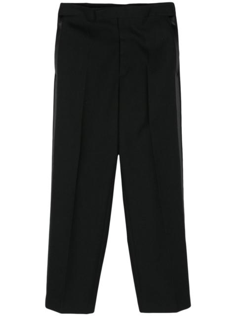 SAPIO satin-trim trousers