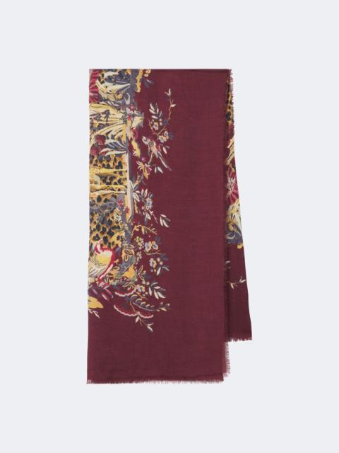 Etro Printed modal and cashmere scarf