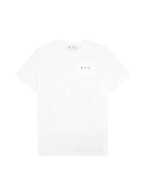 Off-White Caravaggio Paint Over Short-Sleeve Tee 'White/Black'