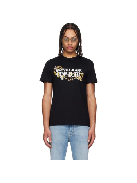 VERSACE JEANS COUTURE 로고 인쇄 티셔츠