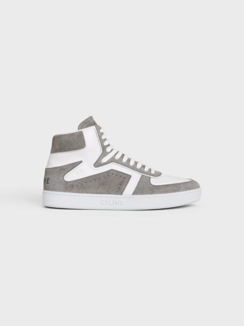 CT-01 "Z" TRAINER HIGH TOP SNEAKER in SUEDE CALFSKIN AND CALFSKIN