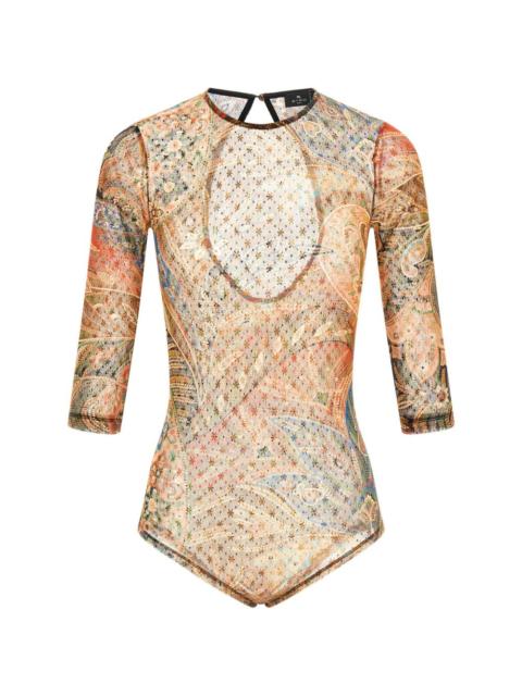 Etro paisley-print bodysuit