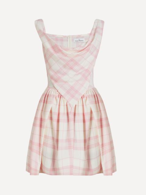 Vivienne Westwood Sunday Pink and Ivory Check Mini Dress
