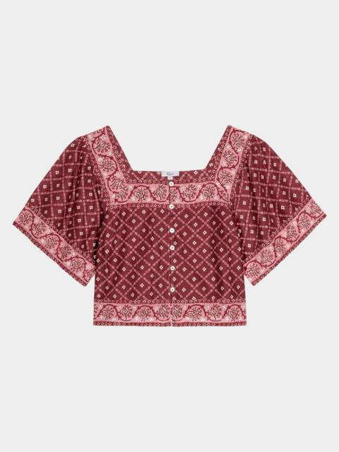 Rails Ellen Printed Crop Top