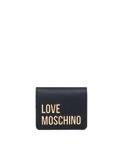 Moschino logo-lettering wallet