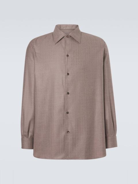 Loro Piana Franco virgin wool shirt