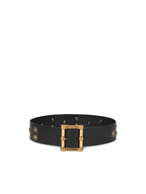 Etro studded leather belt