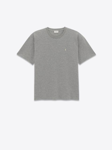 SAINT LAURENT cassandre t-shirt in piqué