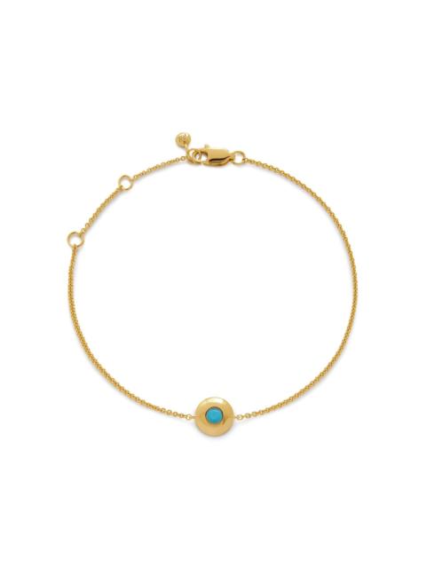 MONICA VINADER 18kt yellow gold vermeil December Birthstone bracelet
