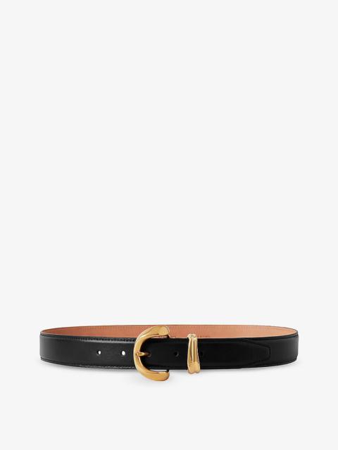 Mulberry Lana high-gloss leather belt