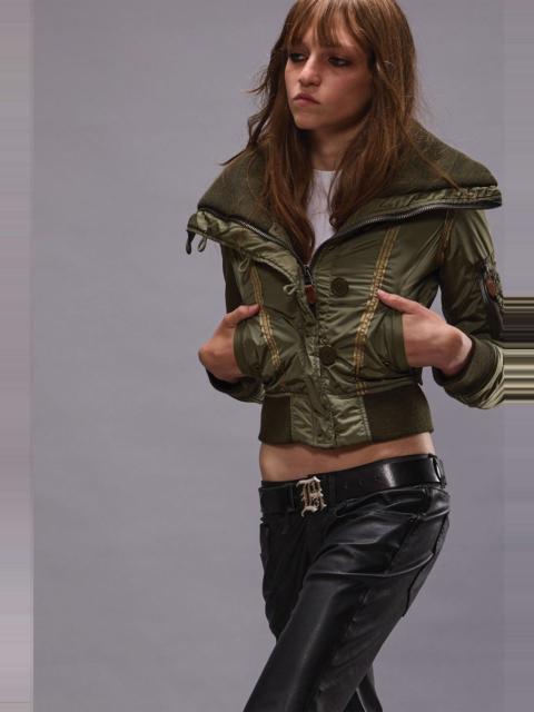 R13 HIGH NECK SHRUNKEN N2B JACKET - OLIVE - R13