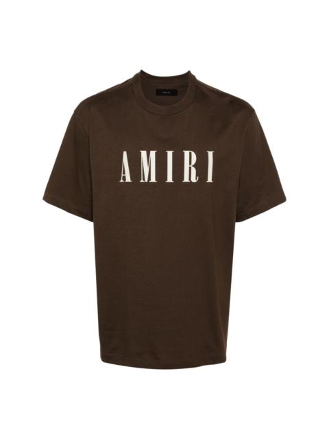 AMIRI logo-flocked cotton T-shirt