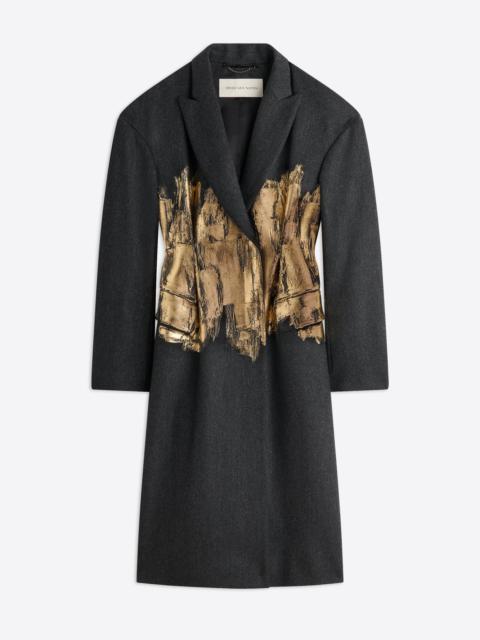 【Dries Van Noten】Reversible coat ❕ Dries Van Noten HAND PAINTED COAT | driesvannoten | REVERSIBLE