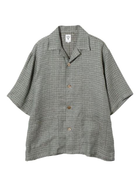 South2 West8 Cabana revere-collar patterned shirt