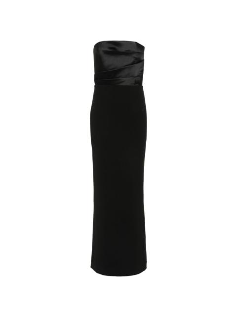 Afra crepe maxi dress