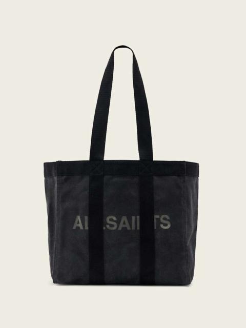 ALLSAINTS LAYO SPACIOUS CANVAS TOTE BAG