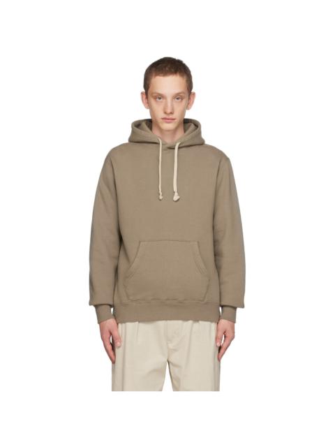 Taupe Drawstring Hoodie