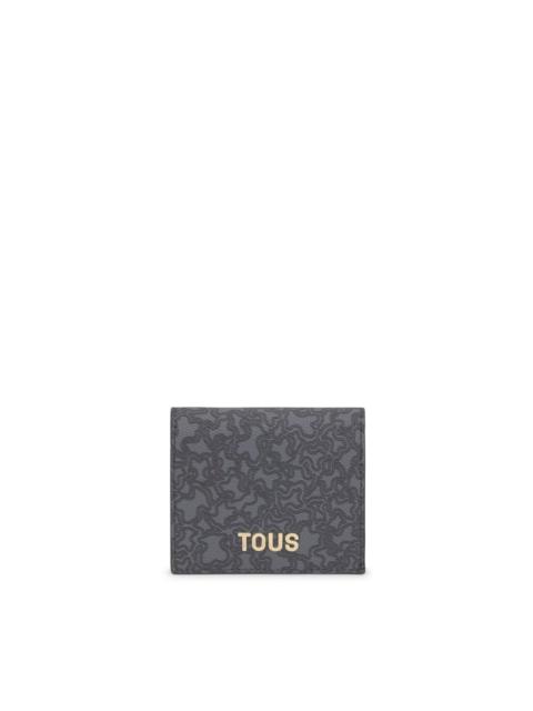 TOUS Small dark gray Wallet Kaos Mini Lines