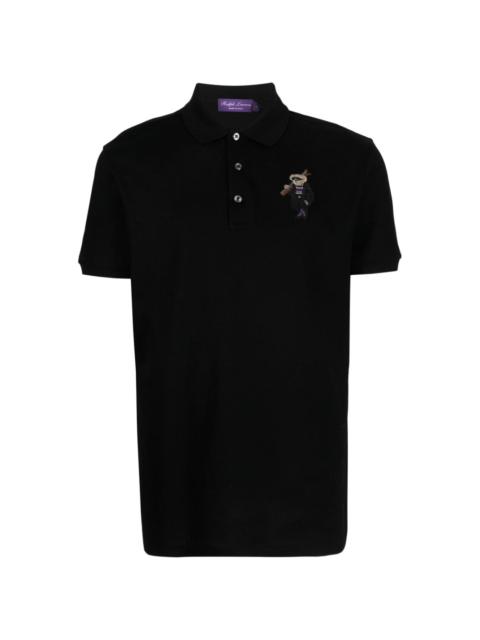 Polo Bear-embroidered polo shirt