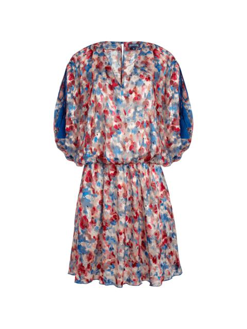 Vilebrequin Women Viscose Fluid Cover-up Flowers in the Sky