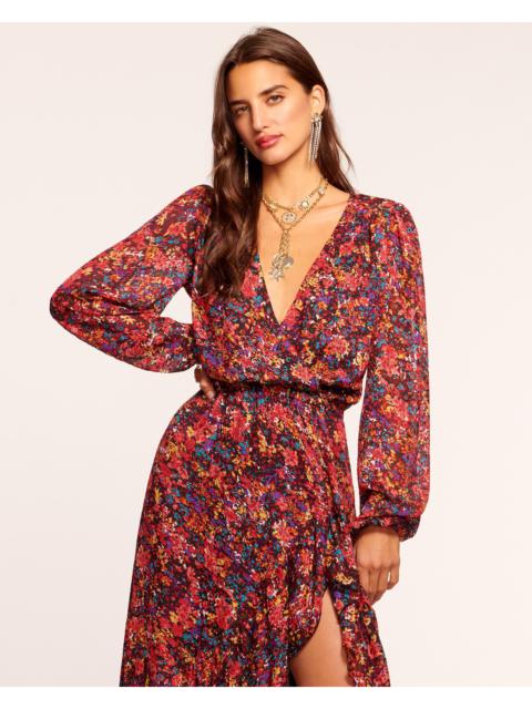 RAMY BROOK Fatima Long Sleeve Midi Dress