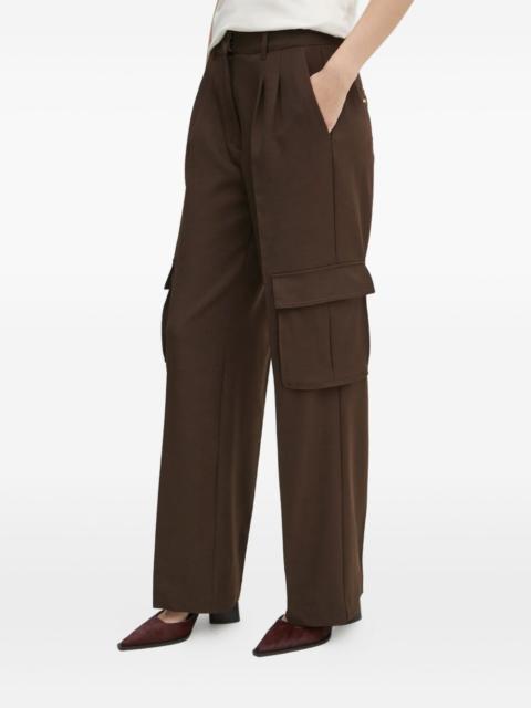 GUESS USA pleated cargo-pocket trousers