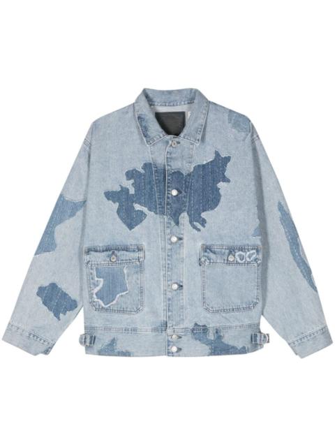 Levi's patchwork-design denim jacket