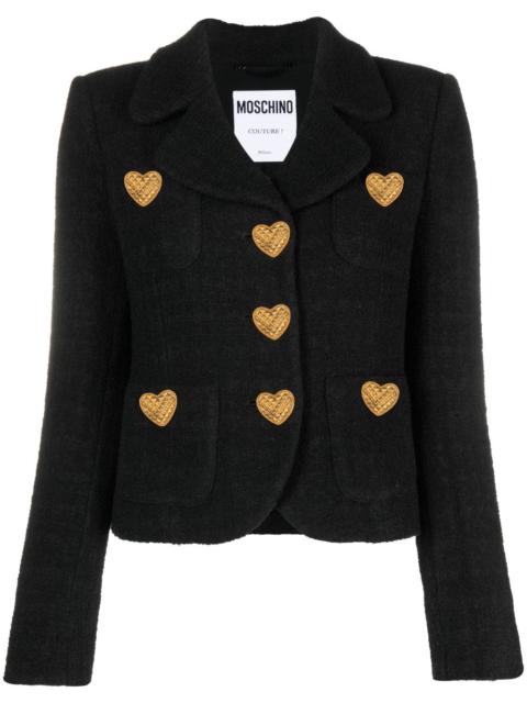 Moschino heart-motif blazer