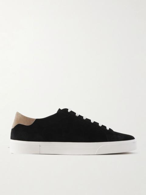 Brunello Cucinelli Vulky Suede Sneakers Black