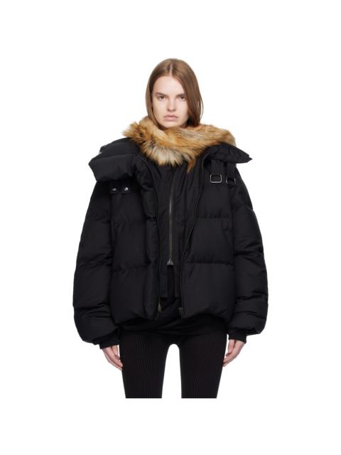 OTTOLINGER Black Deconstructed Double Zip Down Jacket