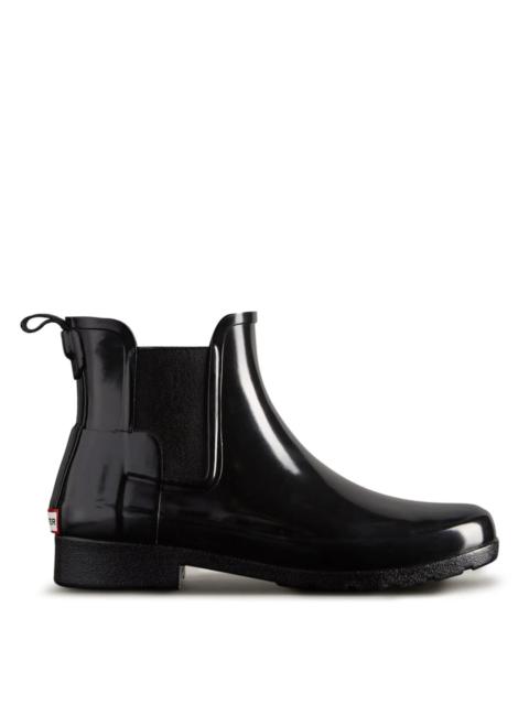 HUNTER Women's Refined Slim Fit Gloss Chelsea Boots