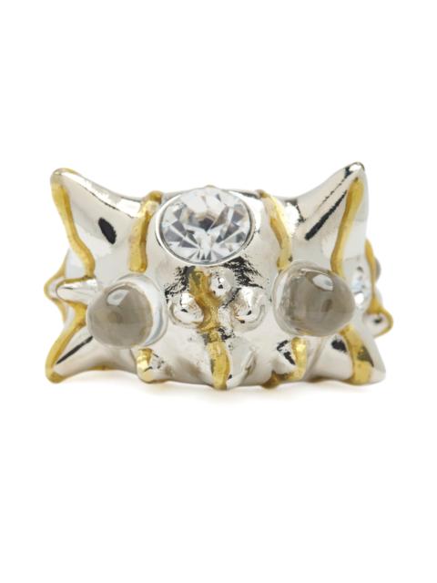 Collina Strada GOLD STRIPE ALIEN RING