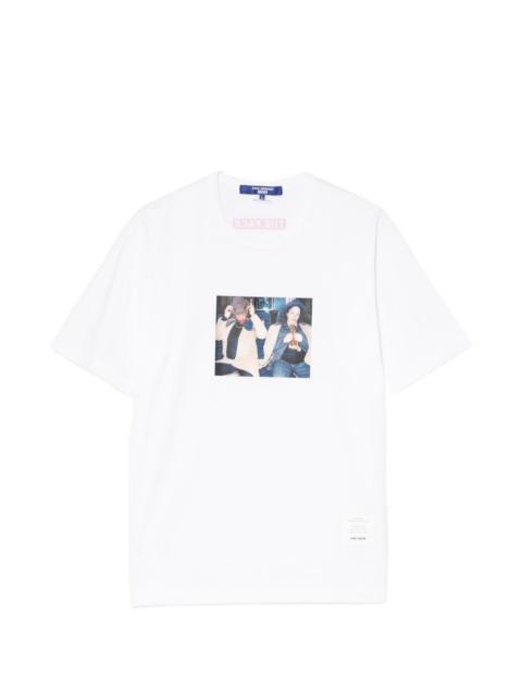 Junya Watanabe MAN portrait-print T-shirt